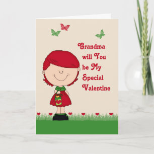 Carte Saint Valentin spéciale pour grand-mère