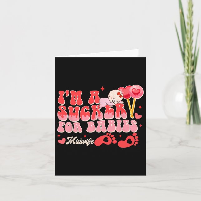 Carte Saint-Valentin Travailleur de naissance Je suis un (Devant)