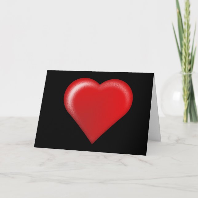 Carte Saint Valentin vide à l'intérieur (Devant)