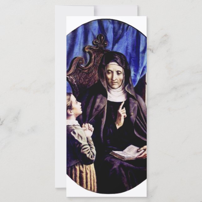 Carte Sainte Angela Merici Vierge et fondatrice (Devant)