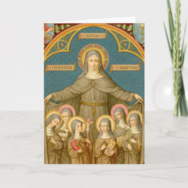Carte Sainte Claire d'Assise et des Soeurs (SAU 027) Sal (Devant)