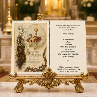 Carte Sainte de l'anniversaire d'ordination d'un p