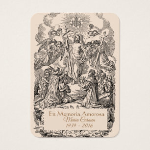Carte Sainte du Mémorial catholique de Jésus
