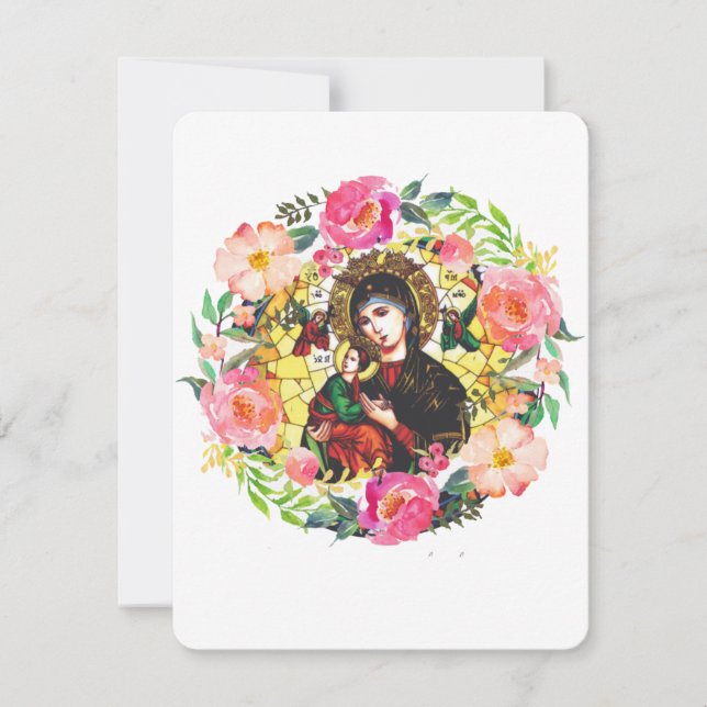 Carte Sainte du Mémorial funéraire catholique Vier (Devant)