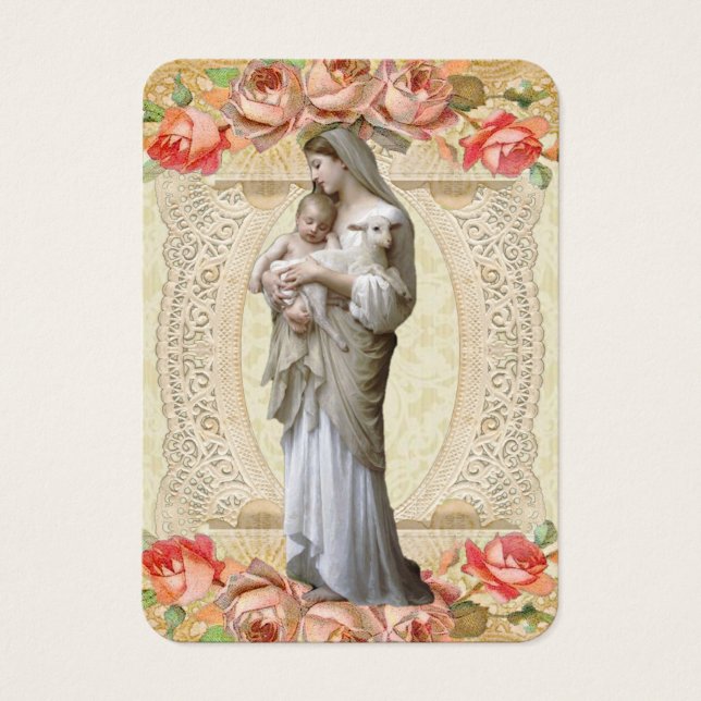 Carte Sainte du Mémorial funéraire catholique Vier (Devant)