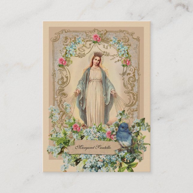 Carte Sainte du Mémorial funéraire catholique Vier (Devant)