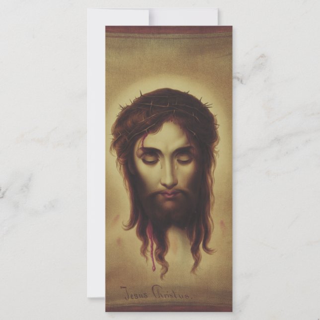 Carte Sainte Face de Jésus Christ (Devant)