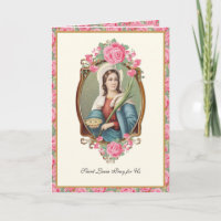 Sainte-Lucie Lucy Prière religieuse Roses roses ro
