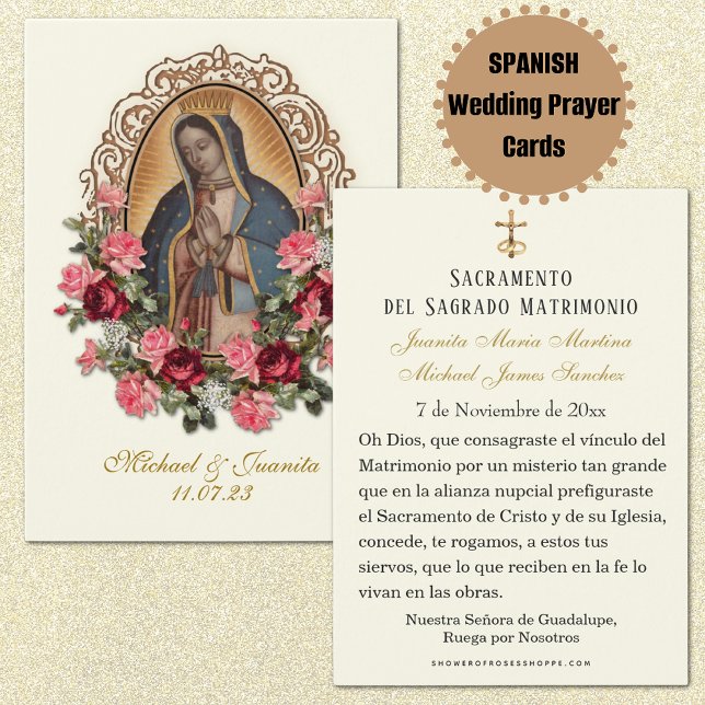 Carte Sainte Mariage de Guadalupe (Créateur téléchargé)