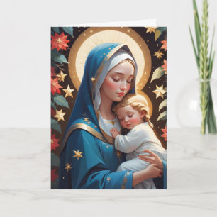 Carte Sainte Vierge Marie Traditionnelle Catholique