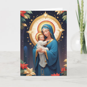 Carte Sainte Vierge Marie Traditionnelle Catholique