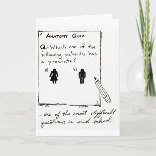 Carte Sais-tu qui a une prostate ?