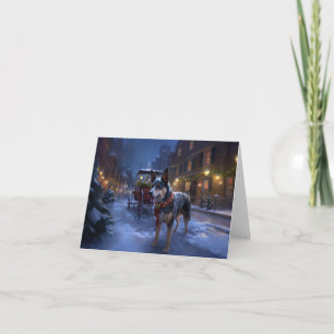 Carte Saison de Noël des bovins australiens