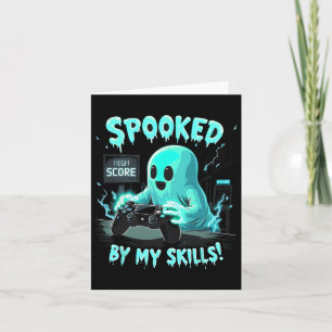 Carte Saison Éffrayante de Spote Ghost Halloween