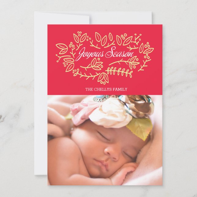 Carte Saison joyeuse (Devant)