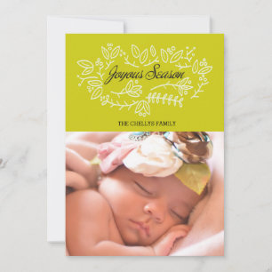 Carte Saison joyeuse