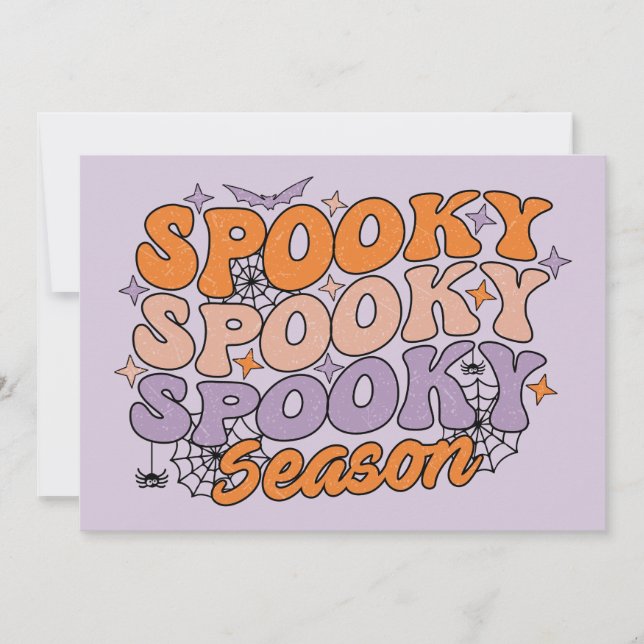 Carte Saison Spooky Spooky Spooky (Devant)