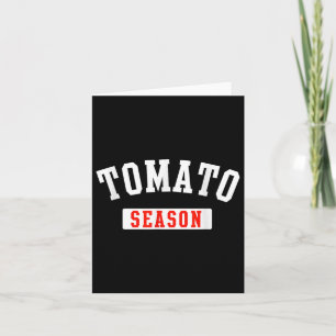 Carte Saison Tomato Funny Tomato Jardinage légumes Fa