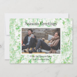 Carte Saisons Personnalisées Salutation De Notre Maison