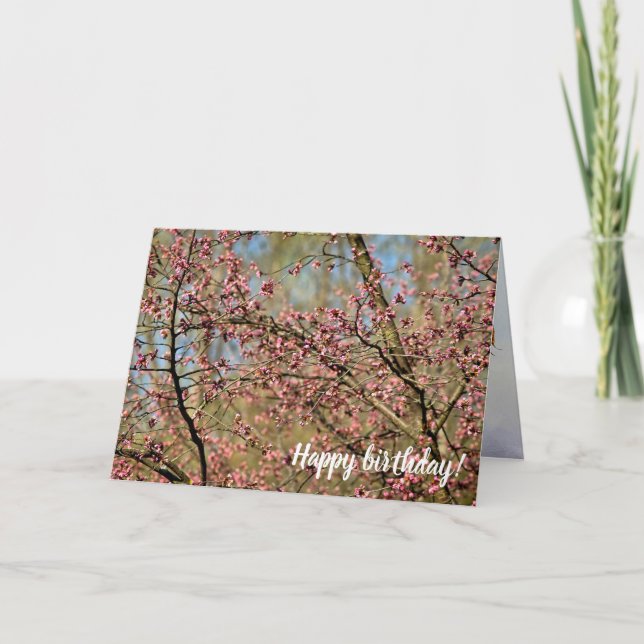 Carte Sakura Tree Est Prêt À S'Étendre Dans Le Jardin Du (Devant)