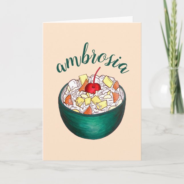 Carte Salade de fruits du marshmallow de noix de coco du (Devant)