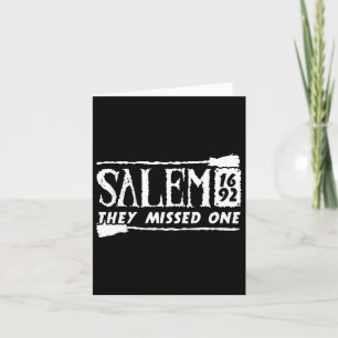 Carte Salem 1692 Ils Ont Manqué Une Sorcière Halloween 6