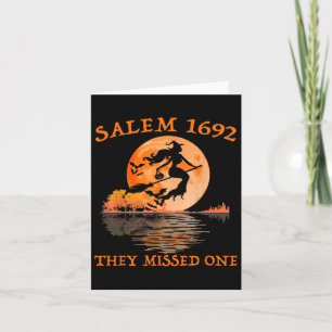 Carte Salem 1692 Ils Ont Raté Une Sorcière Chevauchant U