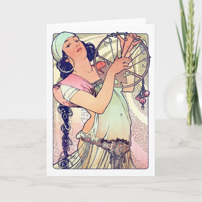 Carte Salome, Alphonse Mucha (Devant)