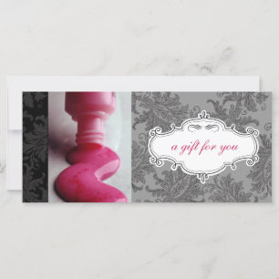 Carte Salon à ongles ou certificats cadeaux Spas de jour