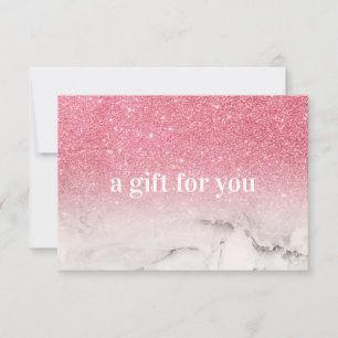 Carte Salon de Maquillage Boutique Effet Marbré Ombré Pa