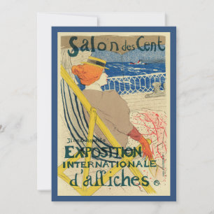 Carte Salon des Cents par Toulouse Lautrec, Art nouveau
