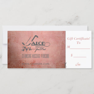 Carte SALON Pour Pieds - Certificat Cadeau/Carte Postale