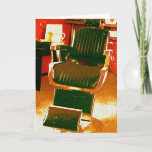 Carte Salon vintage des cheveux