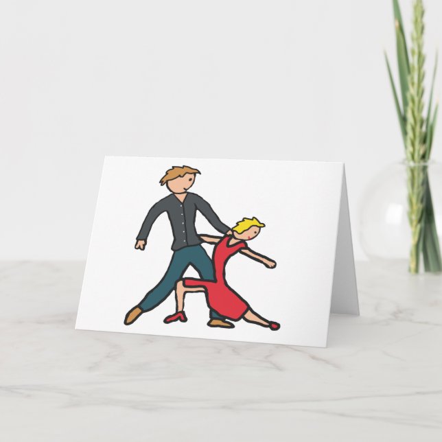 Carte Salsa Dancing (Devant)