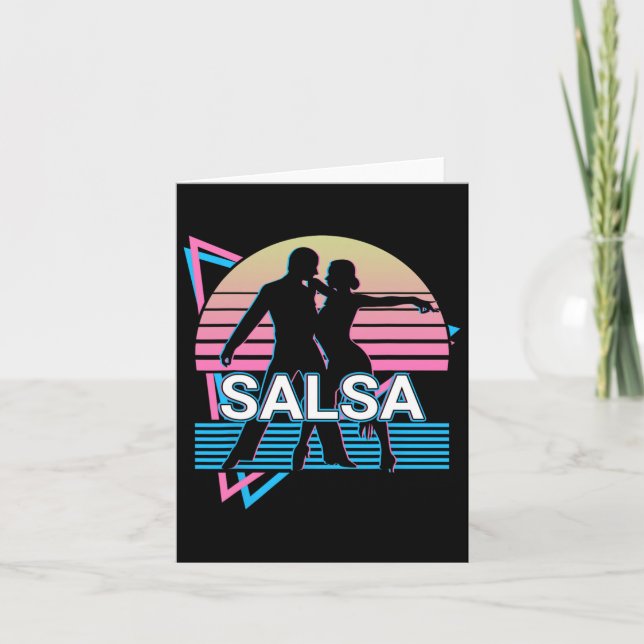 Carte Salsa Dancing Salsa (Devant)