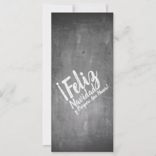 Carte Saludos De Navidad en La Pizarra