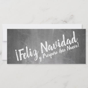 Carte Saludos De Navidad en La Pizarra