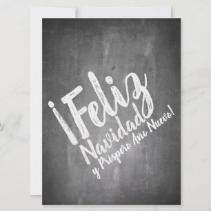 Carte Saludos De Navidad en La Pizarra