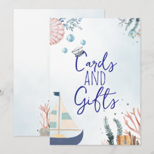 Carte Salut C'est un Garçon Naissance Bébé Marin Cadeaux
