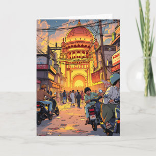 Carte Salut de l'Inde   Kolkata