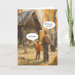 Carte Salut faim, je suis papa Fête des pères
