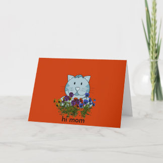 Carte salut maman