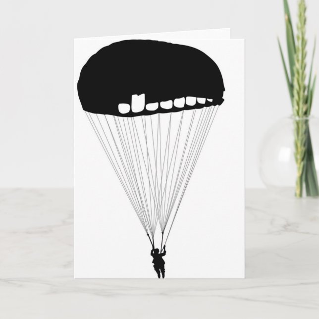 Carte Salutation aéroportée (Devant)