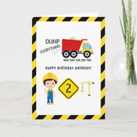 Salutation d'anniversaire de la construction amusa