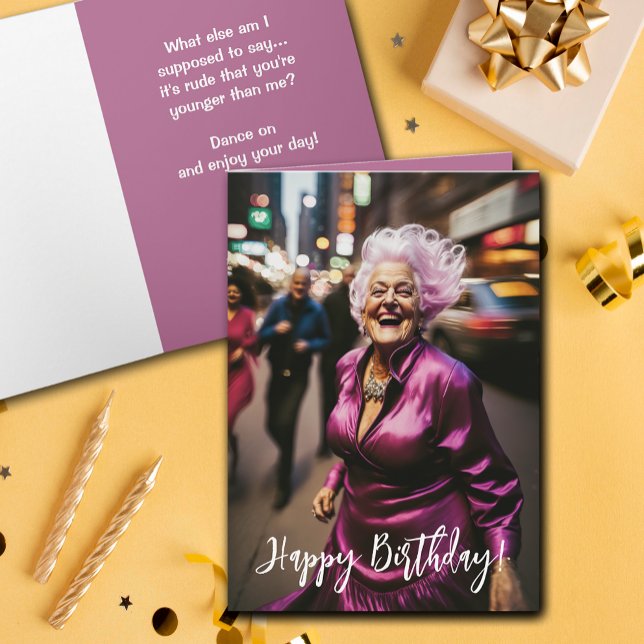 Carte Salutation d'anniversaire de la femme (Créateur téléchargé)