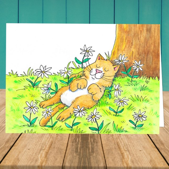 Carte Salutation de chat mignon (Créateur téléchargé)