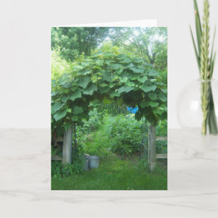 Carte Salutation de jardin