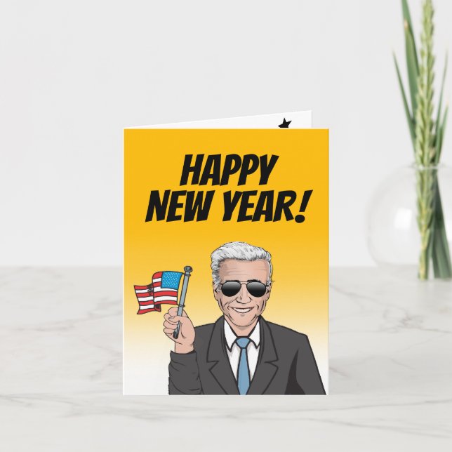 Carte Salutation de Joe Biden (Devant)