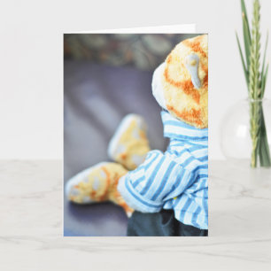 Carte Salutation de l'ours en peluche d'Ajay