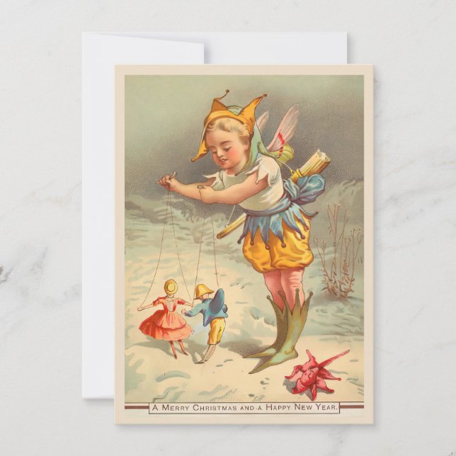Carte Salutation de Noël (Devant)